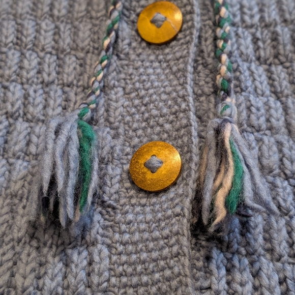 Sundance French Knot Handmade Women's Wool Cardigan - Picture 4 of 7